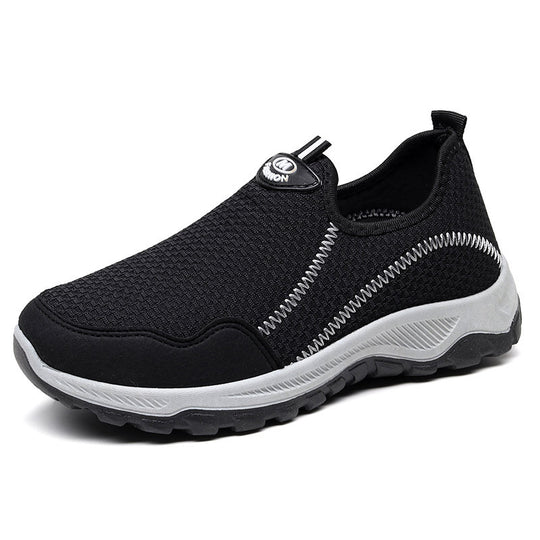 Damen Komfortable Mesh Slip-On Sneakers mit flexibler Laufsohle EB