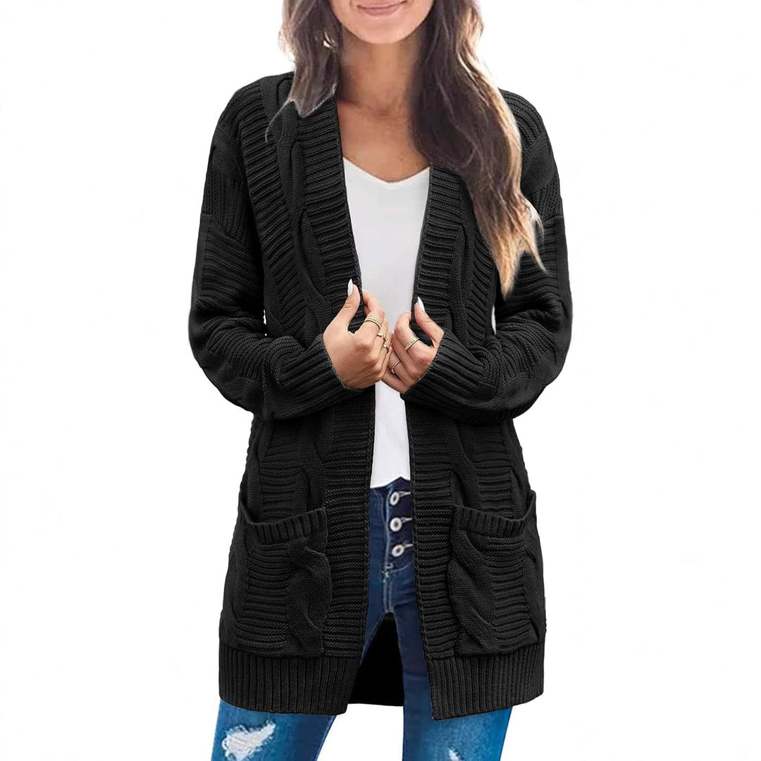 Damen lässiger Strickcardigan EB