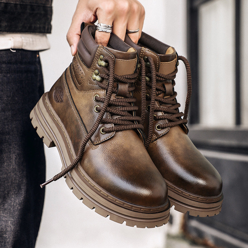Damen Robuste Schnürboots mit rutschfester Profilsohle und isolierendem Innenfutter EB