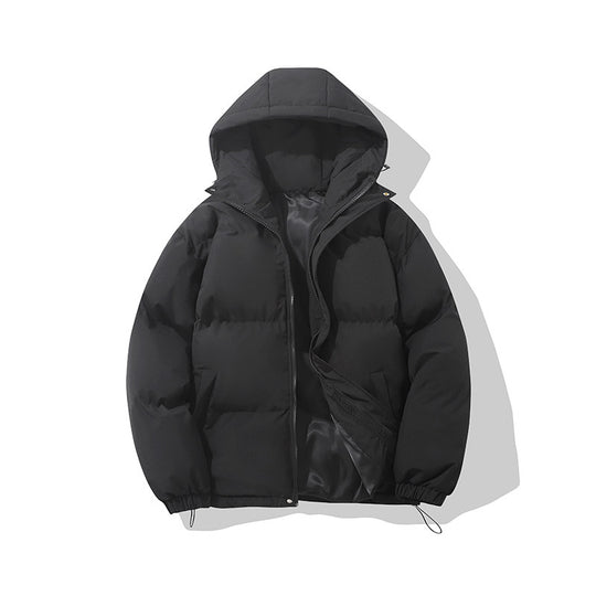 Herren hochisolierte Stepp-Kapuzenjacke mit synthetischer Thermofüllung, winddichter Außenhülle und verstellbarem Kordelzugsaum EB