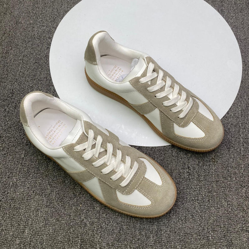 Damen Lässige Sneaker mit oberflächlichem Wildleder und atmungsaktivem Obermaterial EB