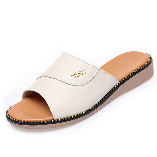 Damen Komfortable und stilvolle Slipper mit ergonomischem Fußbett EB
