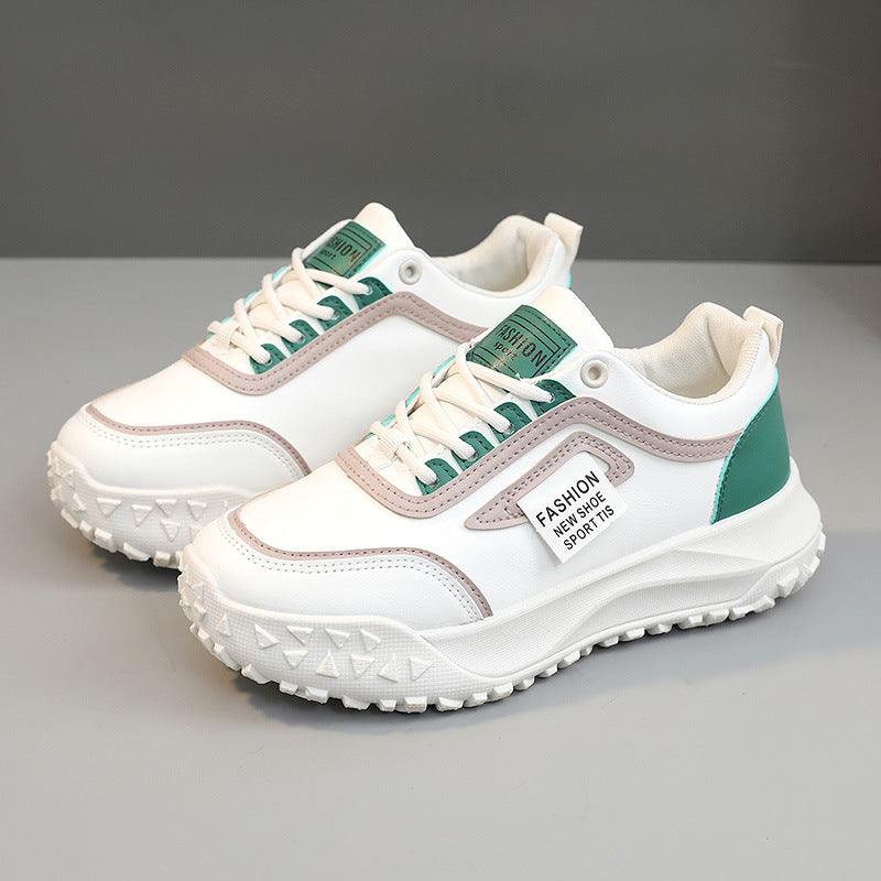 Damen sportliche Sneakers mit rutschfester Profilsohle und atmungsaktiver Obermaterialstruktur EB