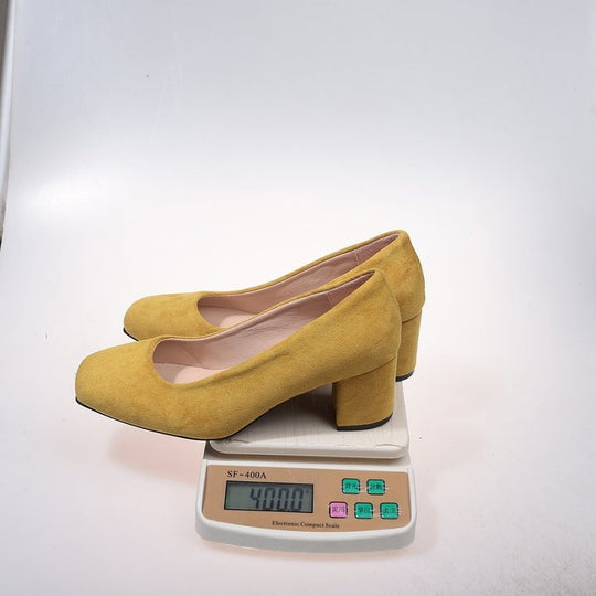 Damen Komfortable Blockabsatz-Pumps EB
