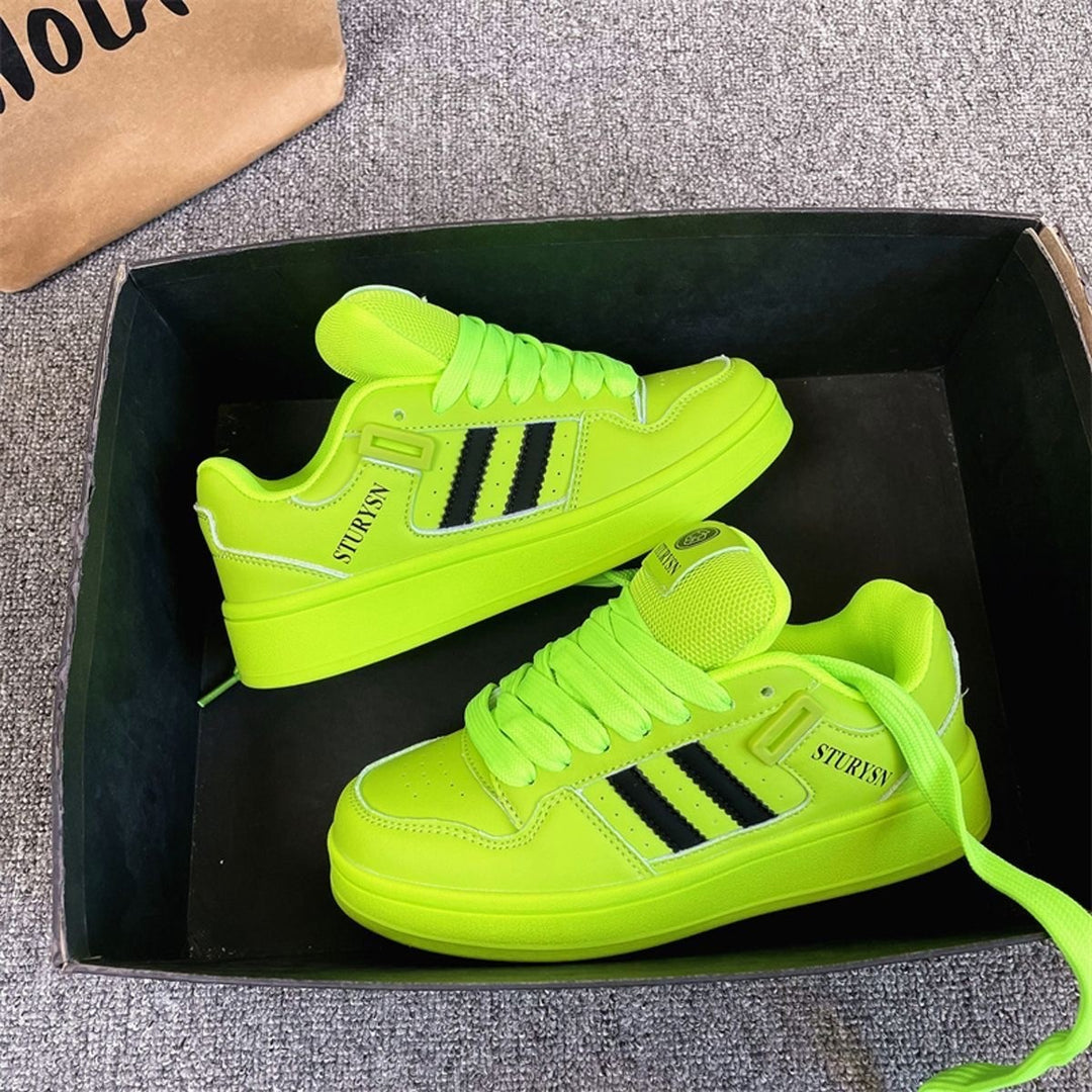 Damen Sportliche Sneaker mit gepolsterter Laufsohle und atmungsaktivem Obermaterial EB