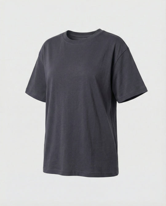 Elegantes Damen Seiden-T-Shirt Kurzarm Elastisch Rundhals Sommer Oberteil Weiß