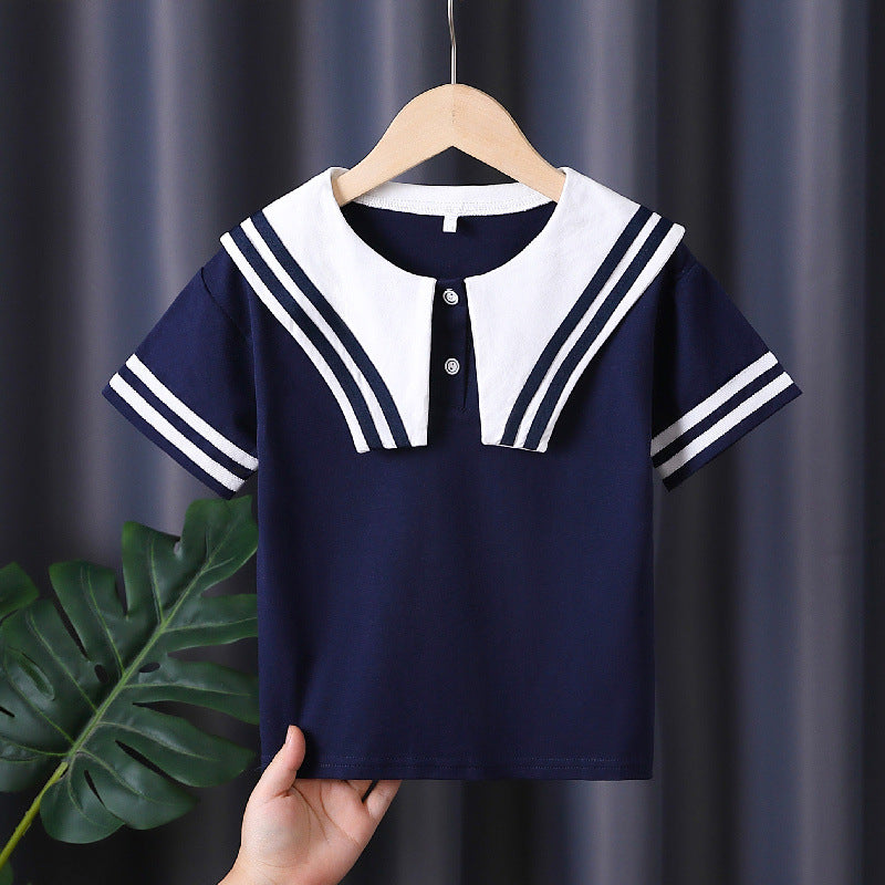 Mädchen Matrosen-T-Shirt EB