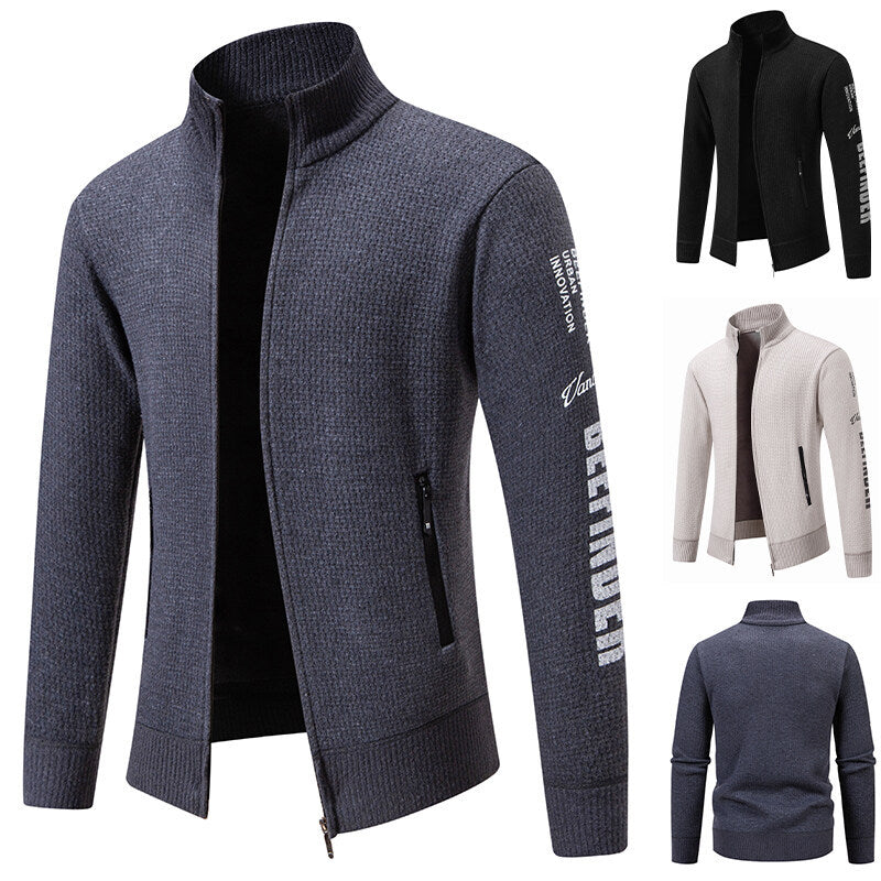 Herren Steppjacke mit hohem Kragen und praktischen Taschen EB