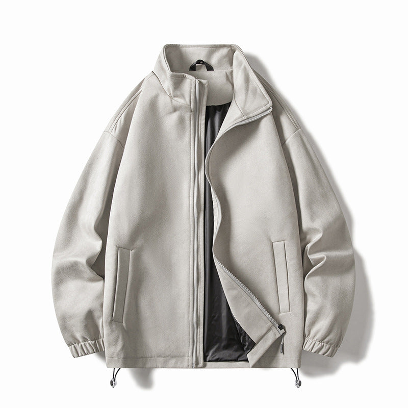 Herren Fleecejacke mit elastischen Bündchen und praktischen Taschen EB