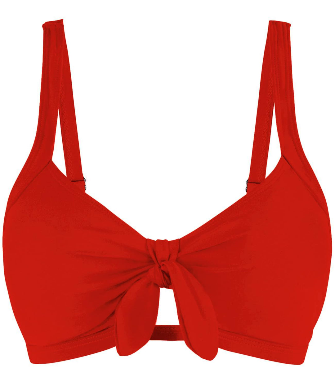 Damen Sportliches Bikinioberteil mit modischem Knotendetail EB