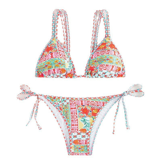 Damen Triangel-Bikini mit multifunktionalem Regulierungsdesign EB