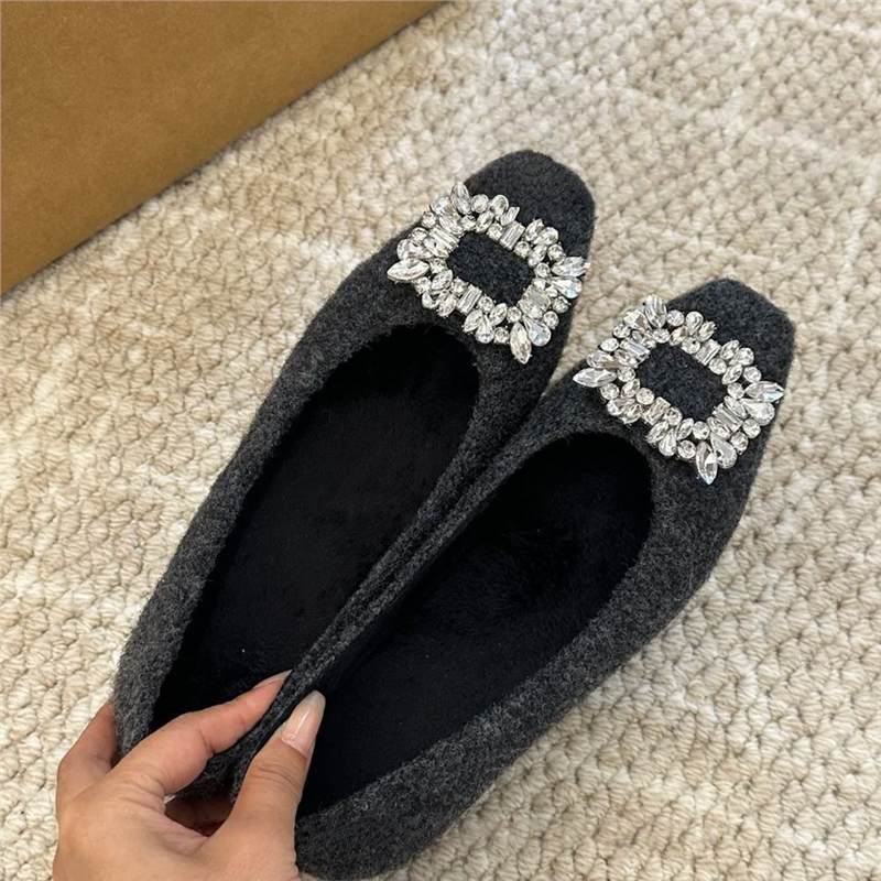 Damen elegante Spitzenschuhe mit funkelndem Strassdetail EB