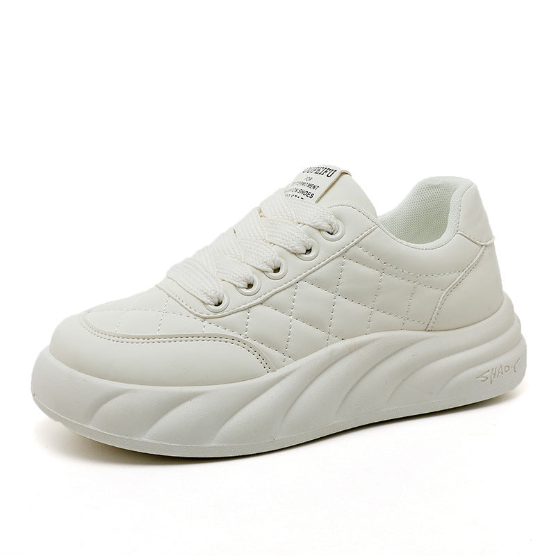Damen modische Sneakers mit gepolstertem Sohlenprofil und stilvollem Obermaterial EB