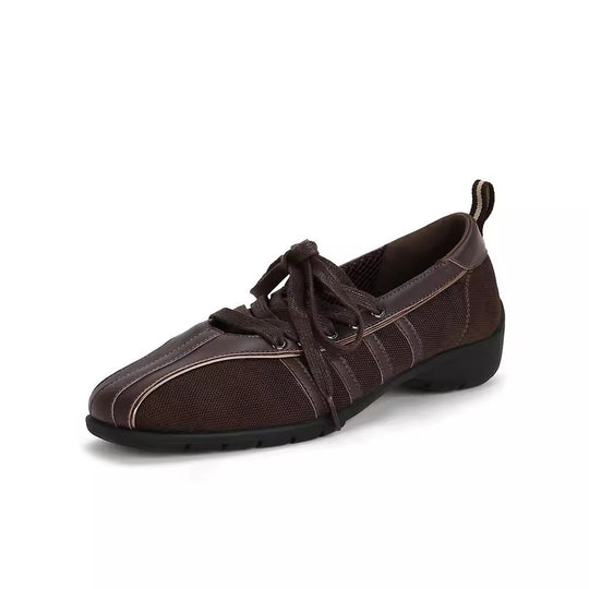 Damen Sportliche Schnürschuhe mit atmungsaktiver Obermaterialstruktur und rutschfester Sohle EB