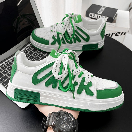 Damen Sportliche Sneakers mit einzigartigem Design und elastischen Schnürsenkeln EB