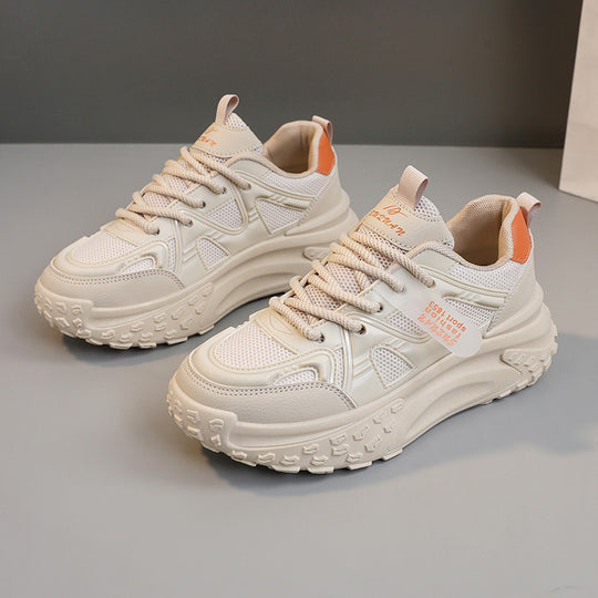 Damen Sportliche Chunky Sneakers mit atmungsaktiver Mesh-Oberfläche und dämpfendem Profil EB