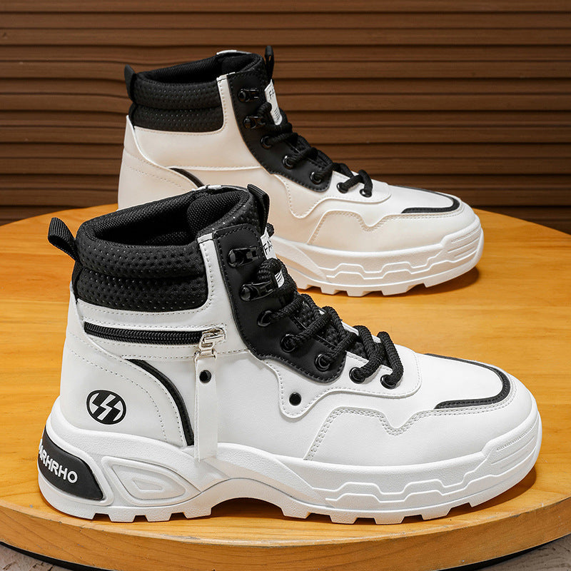 Damen Schnürstiefel mit verstärktem Knöchelschutz und rutschfester Sohle EB