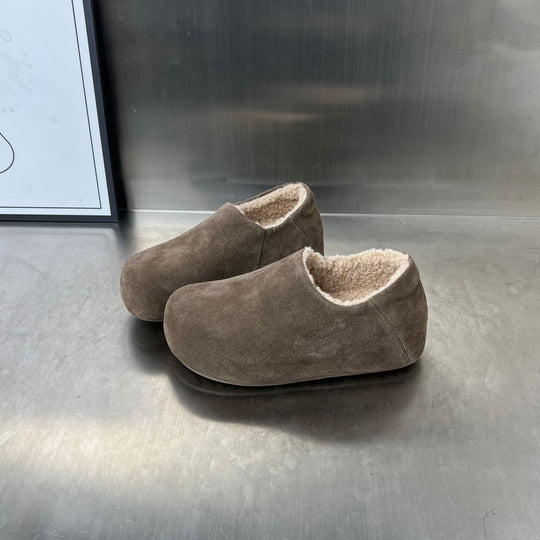 Damen Kuschelige Hausschuhe mit weichem Fleecefutter und rutschfester Sohle EB
