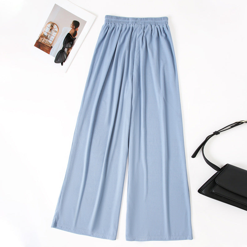 Damen Weit geschnittene Pluderhose mit elastischem Bund EB