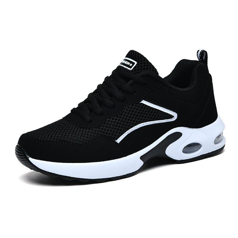 Damen Sportliche Sneakers mit luftgepolsterter Sohle und atmungsaktivem Obermaterial EB