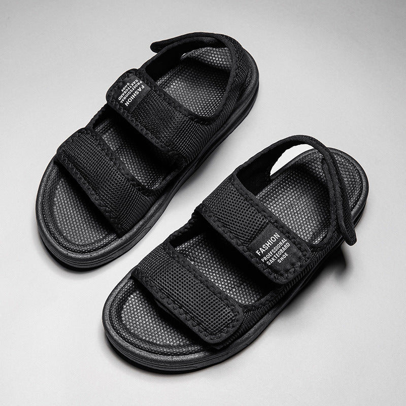 Damen sportliche und atmungsaktive Freizeitsandalen mit verstellbaren Riemen EB