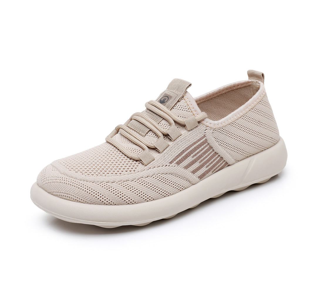 Damen Atmungsaktive Sport-Sneakers mit elastischer Schnürung und flexibler Sohle EB