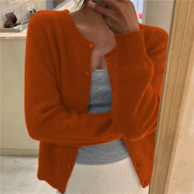Damen kuschelige Strickjacke EB