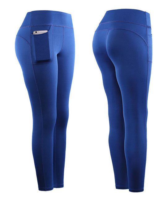 Damen Hochleistungs-Leggings mit praktischen Seitentaschen EB