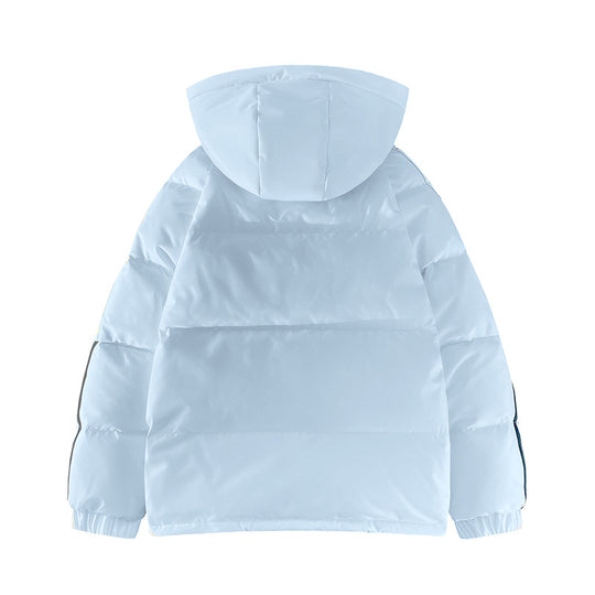 Damen urbane Pufferjacke mit Kapuze und elastischen Bündchen EB