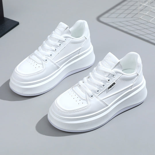Damen modische Chunky Sneakers mit stabiler Laufsohle und atmungsaktiver Oberflächenstruktur EB
