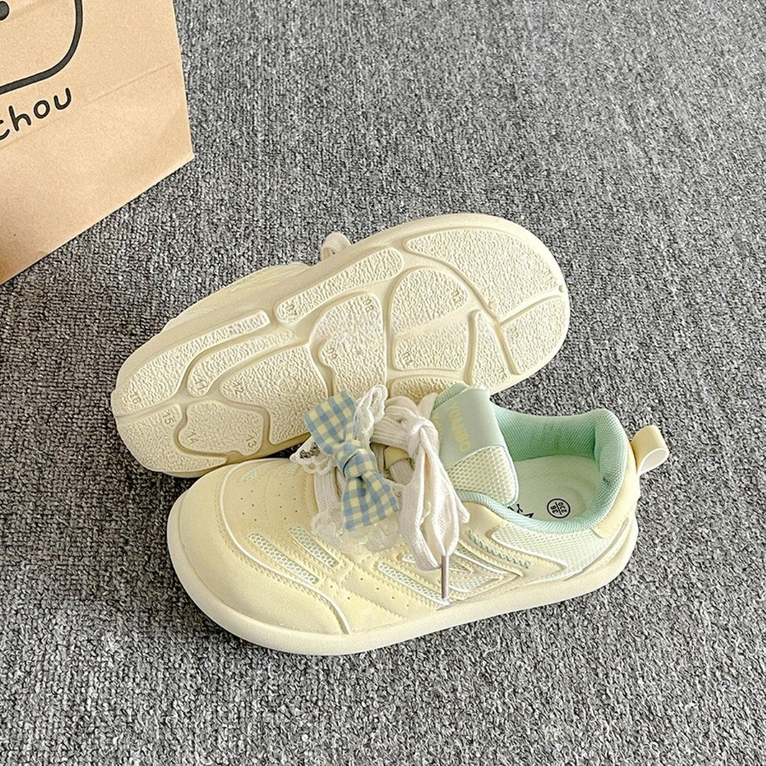 Damen Sportliche Sneakers mit modischem Muster und dämpfender Sohle EB