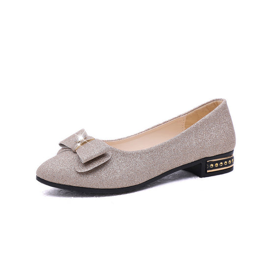 Damen Ballerinas mit dekorativem Schleifen-Design EB