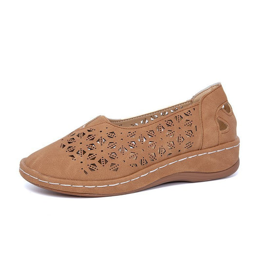 Damen Bequeme Ballerinas mit Luftlöchern EB