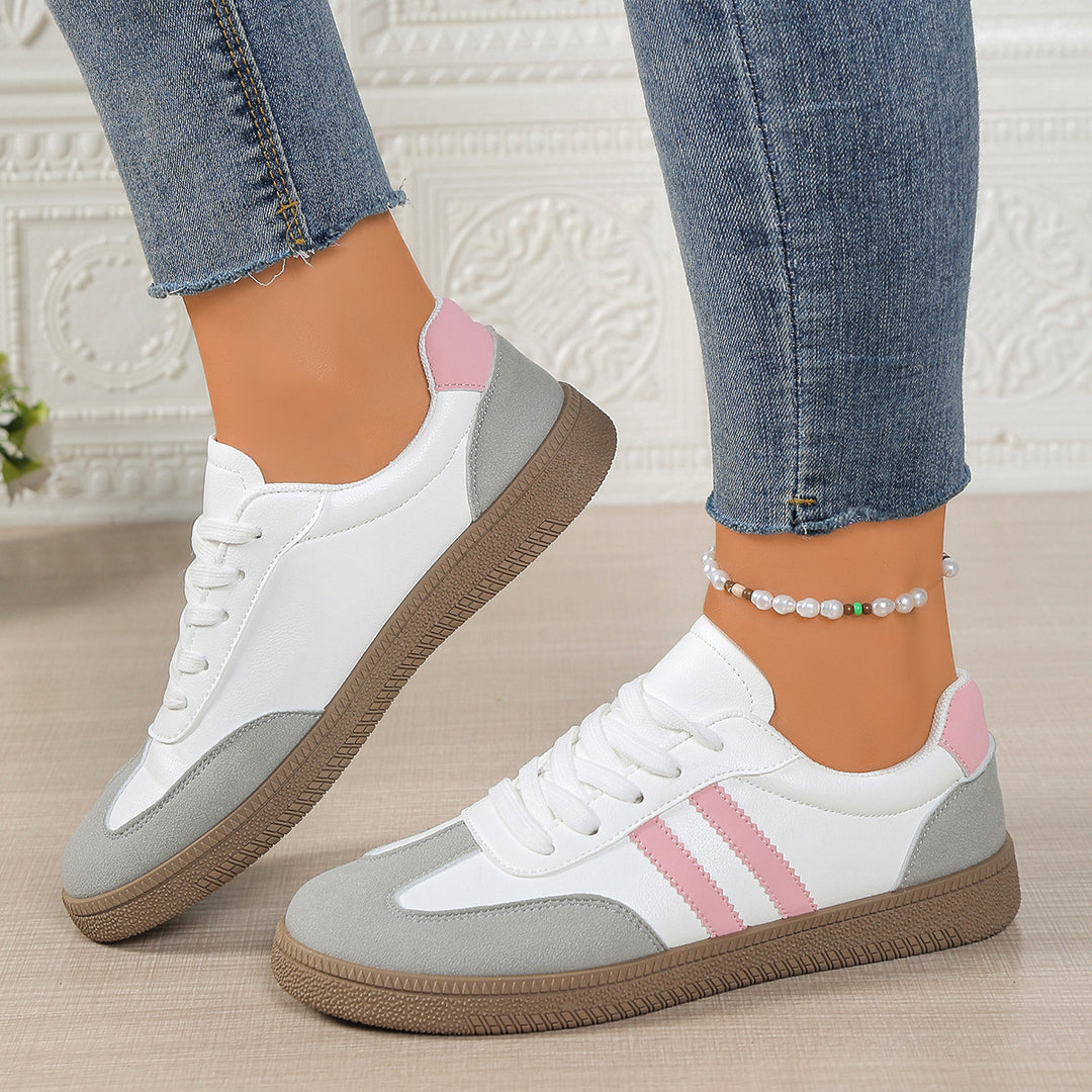Damen Sneakers im sportlichen Design mit strukturiertem Obermaterial und rutschfester Sohle EB
