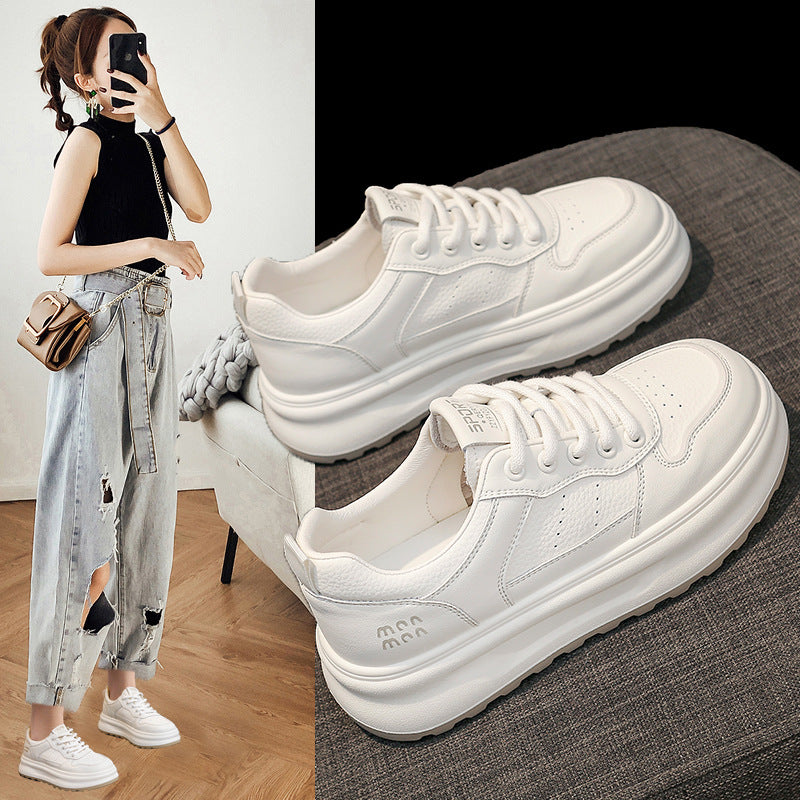 Damen Modische Chunky Sneakers mit atmungsaktiver Obermaterialstruktur EB