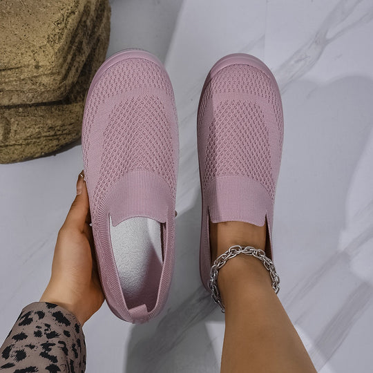 Damen Atmungsaktive Slip-On Freizeitschuhe EB