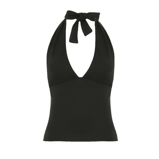 Damen Haltertop mit verspieltem Punkte-Design EB