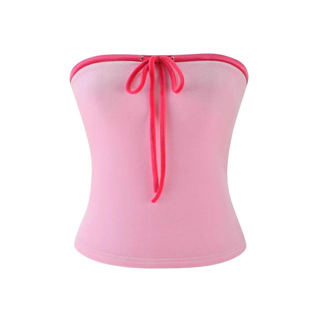 Damen Rüschenshorts mit verstellbarem Bindeband EB