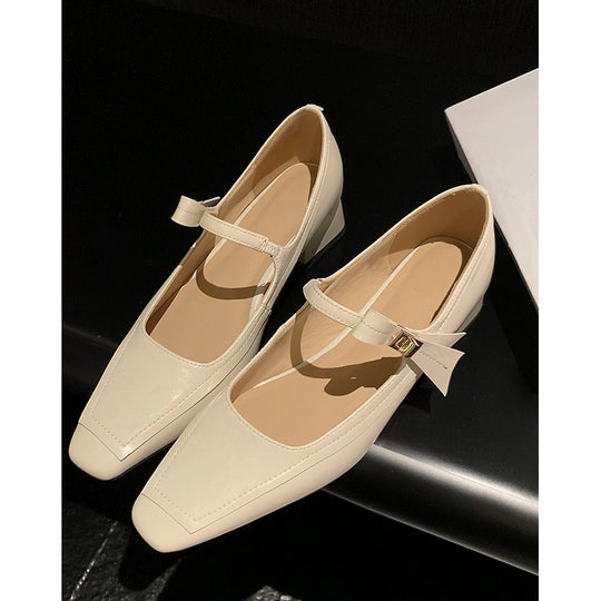 Damen elegante Slingpumps mit modischem Riemchen und komfortablem Blockabsatz EB