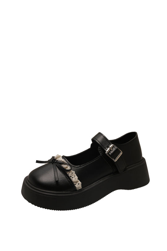 Damen Komfortable Slipper mit elegantem Riemendesign und modischer Schleife EB