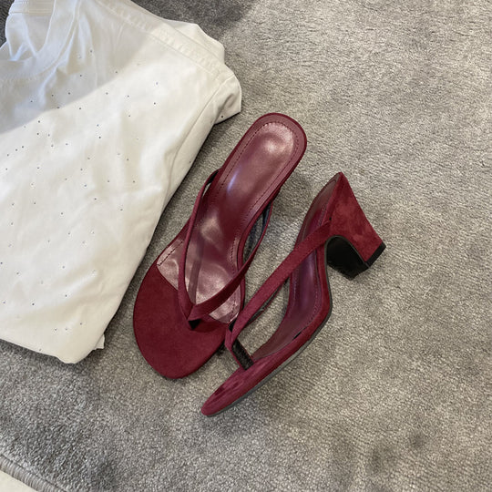 Damen Zehentrenner mit elegantem Design und komfortablem Fußbett EB