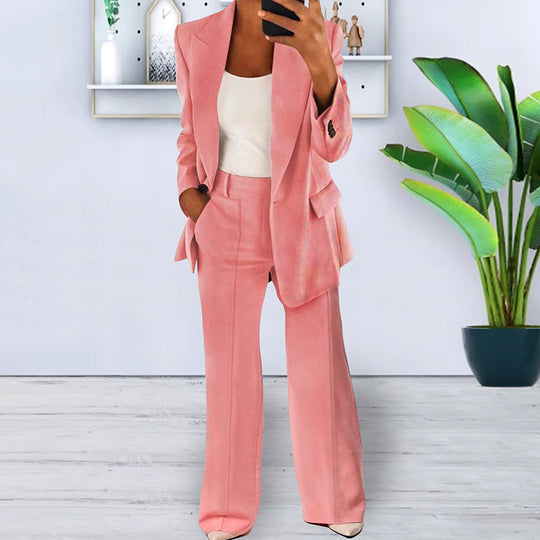 Damen Eleganter Anzug mit Bequemem Stoff für Jeden Anlass | EB