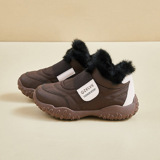 Damen Winter Sneaker mit flauschigem Innenfutter und rutschfester Sohle EB