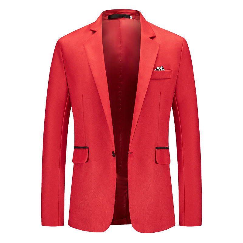 Herren Eleganter Anzugblazer mit feiner Struktur und modernem Schnitt EB