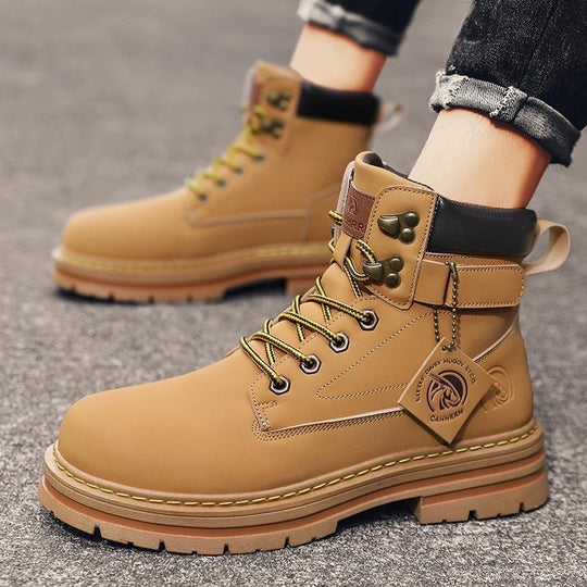 Damen robuste Stiefel mit modischen Details und rutschfester Sohle EB