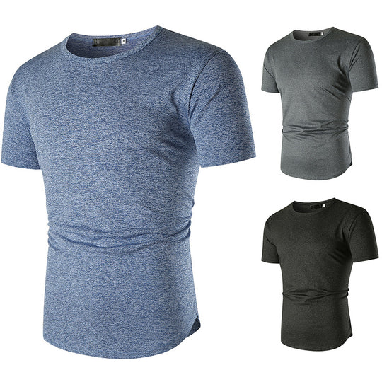Herren sportliches T-Shirt mit atmungsaktiver Funktionsfaser und bequemer Passform EB