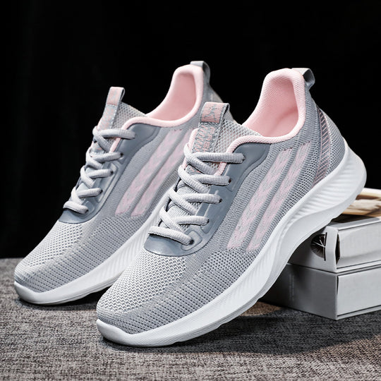 Damen Sportliche Laufschuhe mit atmungsaktivem Obermaterial und stoßdämpfender Sohle EB