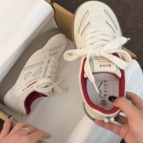 Damen Sportliche Lauf-Sneaker mit atmungsaktiver Mesh-Oberfläche und dämpfendem Sohlenprofil EB