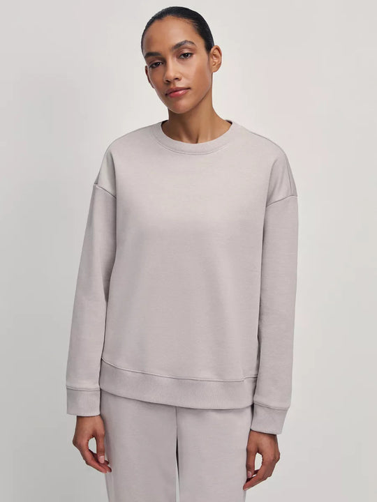 Damen Bequemer Oversized Sweatpullover mit lässigem Schnitt EB