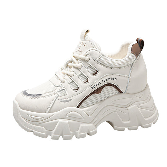 Damen Sportliche Sneakers mit atmungsaktivem Mesh-Obermaterial und dämpfender Sohle EB